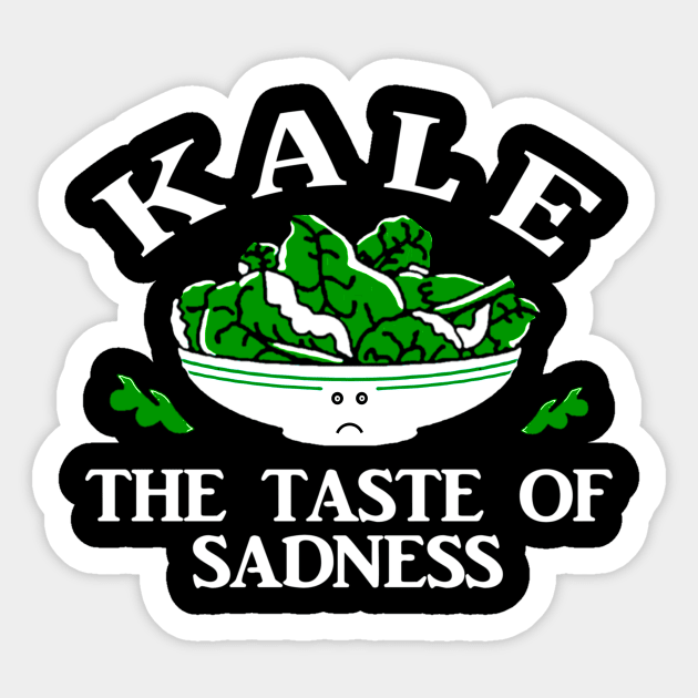 Kale Sadness Sticker by CheekyGirlFriday